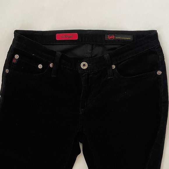 AG Adriano Goldschmied - The Angel - Black Cordoroy Jeans - Size 26 - Picture 5 of 6